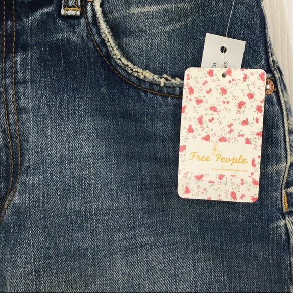 NWT Free People Denim Shorts - Picture 3 of 4